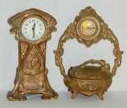 Jewelry Box and Lady Dresser Clocks