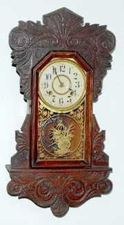 New Haven Carved Hanging Kitchen Clock