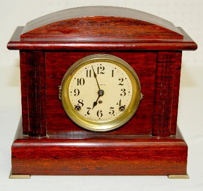 Seth Thomas Red Adamantine Mantel Clock