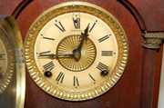 Sessions Antique Mahogany Shelf Clock