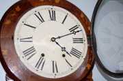 Jerome Inlaid Walnut Wall Clock