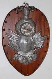 Antique Knights Armour Wall Clock