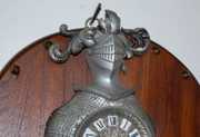 Antique Knights Armour Wall Clock