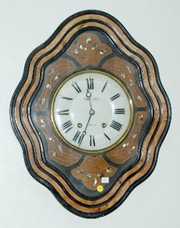 French Inlaid Picture Frame Clock