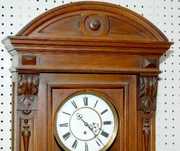 Carved 1 Weight Vienna Regulator Clock