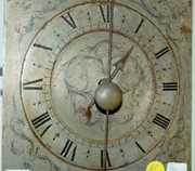 Circa 1700 1 Hand Cow Tail Lantern Clock