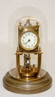 French 400 Day Compensated Dome Clock