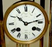 Japy Freres Crystal Regulator Clock