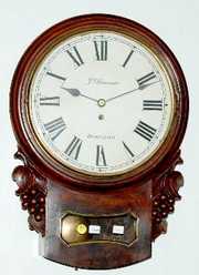 J. Brunner English Fusee School Clock