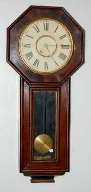 New Haven Extra Long Drop Schoolhouse Clock