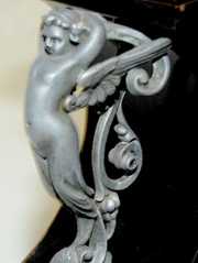 Ansonia “Rosalind” Enameled Iron Case Clock