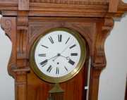Oak Pin Wheel Jewelers Regulator Clock