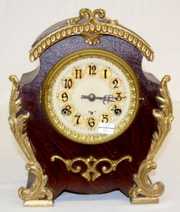 New Haven Iron Case Mantel Clock