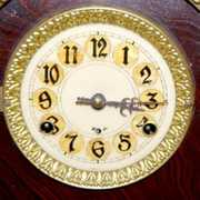 New Haven Iron Case Mantel Clock