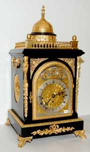 English Fusee Nesting Bell Bracket Clock