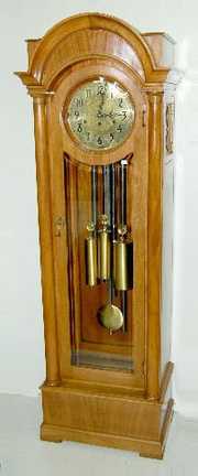 Mahogany 5 Tube 3 Train Grandfather Clock