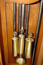 Mahogany 5 Tube 3 Train Grandfather Clock