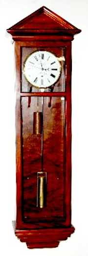 Mahogany Pinwheel Jeweler’s Regulator Clock