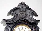 Rose Carved 1 Weight Vienna Clock