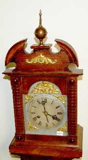 German 2 Train Oak Granddaughter Clock