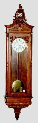 2 Weight Carved Vienna Regulator Clock