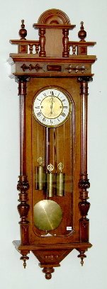 3 Weight Carved Vienna Regulator Clock