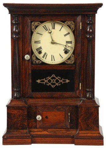 Atkins Half Column Shelf Clock