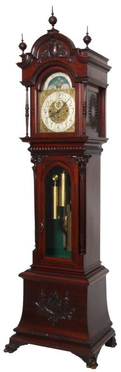 Mahogany 5 Tube Grandfather Clock