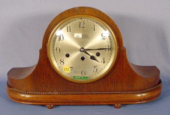 Junghans Mahogany Mantel Clock NR