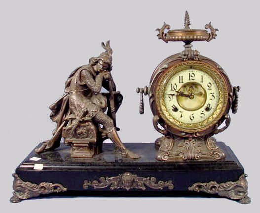 New Haven Ivanhoe Statue Clock