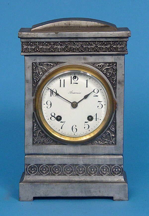 Decorative Ansonia Iron Mantel Clock