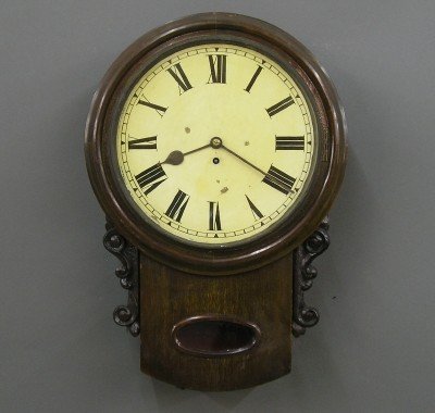 English Fusee wall clock