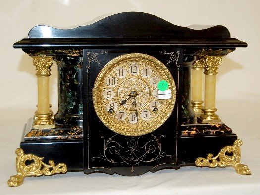 Seth Thomas Adamantine Fancy Mantle Clock