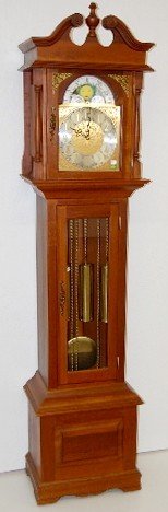Walnut Emperer 3 Wt. Chiming Grandfather Clock