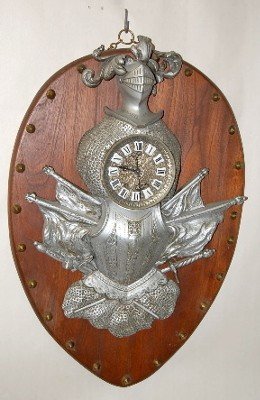 Knights Armor Hanging Antique Clock