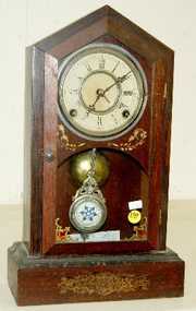 Gilbert Obelisk T & S Mantle Clock