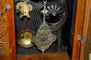 Gilbert “Laurel” Pressed Oak Mantel Clock