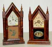 2 Steeple Clocks, Waterbury & T & S