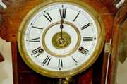 New Haven “Euphrates” Black Walnut Mantel Clock