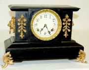 New Haven “Ferncliff” Iron Case Mantel Clock