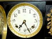 New Haven “Ferncliff” Iron Case Mantel Clock