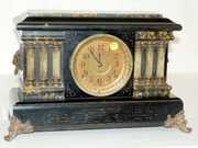 Seth Thomas Enameled Wood Mantel Clock, T & S
