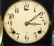 Gilbert Enameled Wood Case Mantel Clock, T & S