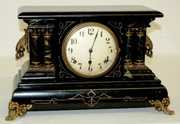 Gilbert Wood Case Mantel Clock, 8 Day