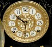 Gilbert Cato Wood Case Mantel Clock, 8 Day