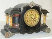 Gilbert Fancy 4 Post Mantel Clock