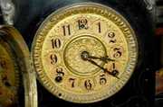 Gilbert Fancy 4 Post Mantel Clock
