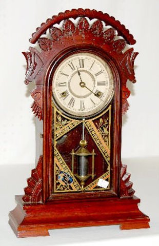 New Haven Walnut Mantel Clock, “Tyne”