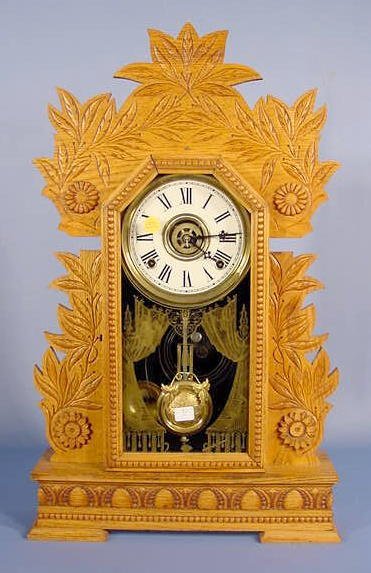 Gilbert Laurel Oak Kitchen Clock