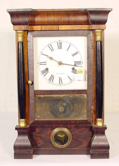 Seth Thomas Column Clock w/30 Hour Label